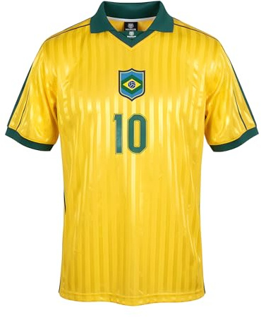 MAMUN Retro Fussball Trikot Brasilien