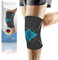 bonmedico Ginocchiera Ortopedica - Tutore Sportivo con Supporto per Rotula e Menisco in Silicone - Fascia Elastica per Legamenti, per Uomo e Donna