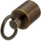 Kanirope® Seilendkappe mit Ring Bronziert für ø28mm- ø30mm Handlaufseile Absperrseile Treppenseile