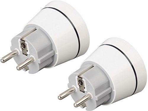 Doppelpack Hama Reisestecker China/Australien (Typ I) (für Geräte aus China, Australien, Neuseeland zur Nutzung an deutschen Schutzkontaktsteckdosen (z.B. Spanien, Frankreich, Türkei u.v.m.)) |