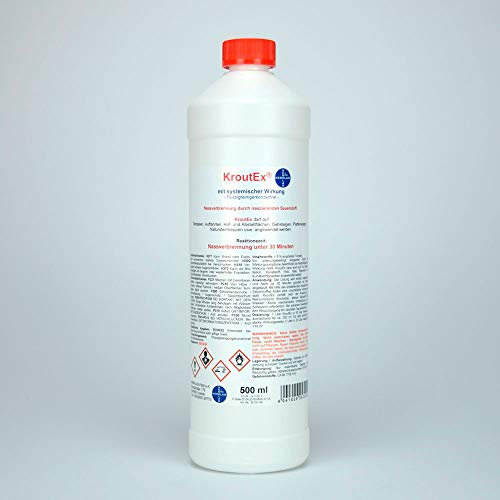 HERRLAN® KroutEx – 500 ml Grünbelagentferner & Außenreiniger - Für Stein, Teakholz, Terrassen & Boote - Hochkonzentriert & biologisch abbaubar - Made in Germany