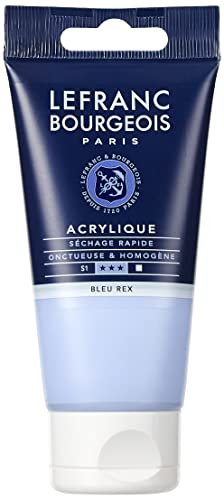 Lefranc Bourgeois Fine Acrylic Colore Acrilico, Blu (Royal Blue), 80 ml