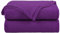 PiccoCasa Tagesdecke Baumwolle Strickdecke Sommerdecke pflegeleicht gesund als Sofadecke Sofaüberwurf für Fernsehen oder Lesen usw. Lila 130x150cm