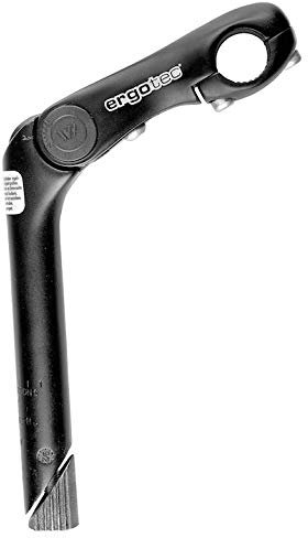 ergotec Vorbau Kobra Vario Alu schwarz 25,4 mm 22,2 mm