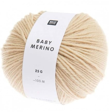 Rico Design Wollknäuel - Ecru - Baby Merino