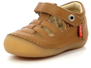 Kickers SUSHY, Plat Oxford Mixte bébé, Camel Clair, 21 EU