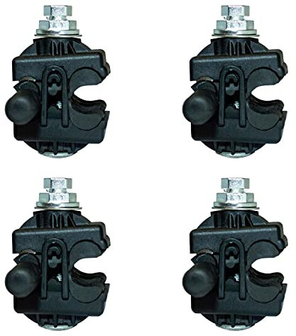 Pack 4 Conectores de perforación aéreo para conexiones de cables con corriente. Entrada de 6/150 y salida de 4/35…