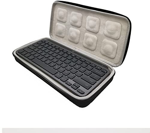 MotuTech Borsa rigida a mano portatile per Logitech MX Keys Mini Keyboard Tastiera senza fili Custodia protettiva anti-graffio anti-collisione