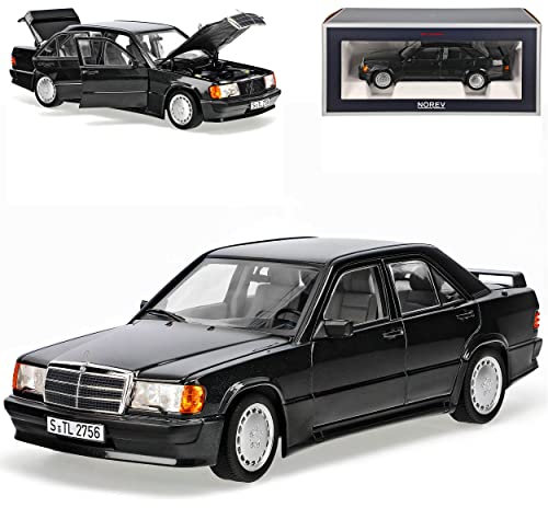 Norev Mercedes-Benz C-Klasse 190E W201 2.3-16 Evolution Schwarz 1982-1993 1/18 Modell Auto