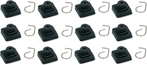 COMPATIBILE CON ** SM -E G ** GOMMINO GRIGLIE PIANO COTTURA PARACOLPI ANTIGRAFFIO 694010259 16 PZ