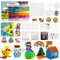 12000 Bügelperlen Set Steckperlen in Sortierbox Kinder DIY Perlen für Bügelperlen Platte als Kinder Geschenk (5 mm, 36 Farben)