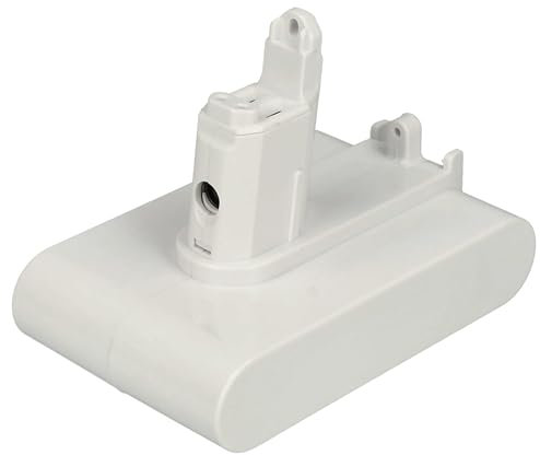 EXTENSILO Akku kompatibel mit Dyson DC45, DC44 Exclusive Staubsauger - Typ B, Weiß (2500mAh, 22,2V, Li-Ion)