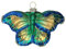Schmetterling Butterfly Weihnachtsbaumkugel Glas Christbaumschmuck Weihnachten