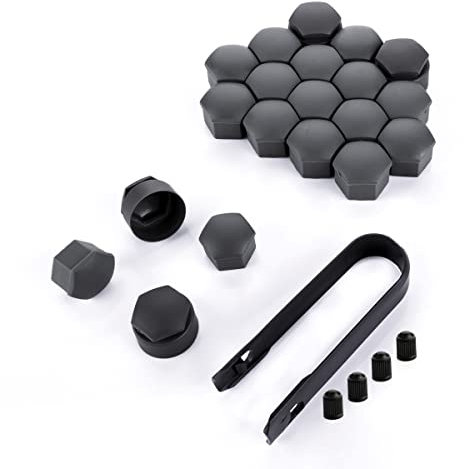 LST 20x 17 mm Anthrazit Sechskantkappen Radschrauben Kappen Set Anti-Diebstahl
