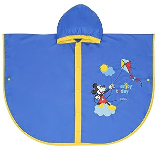 Ellepi kinder regenponcho disney regenjacke maedchen mädchen regencape regenmantel poncho jungen wutz wasserdicht regenschutz fahrrad regen (DE/NL/SE/PL, Alter, 3 Jahre, 4 Jahre, Regular, Mickey Maus)