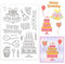 INFUNLY „Alles Gute Zum Geburtstag“-Stempel Geburtstags-Silikon-Stempel Mit Geburtstagsgeschenk-Kuchen Klare Stempel Für Kartenherstellung Dekoration Und DIY-Scrap-Booking Geburtstagsgeschenk-Stempel