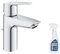 Mitigeur lavabo GROHE Quickfix Start 2021 avec tirette et vidage chromé taille S + nettoyant GrohClean
