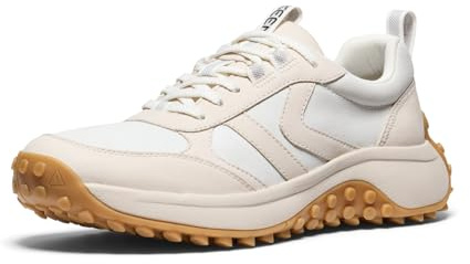 KEEN Damen Ks86 Leder, bequem, langlebig, Retro-Stil, Birch/Star White, 7.5