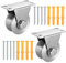 Umlenkrollen für Seile, 2 Stk V-Nut Rollenrad Umlenkrolle Hebekran Seilrolle Flaschenzüge, Seilrollen, Schwerlastrollen für Flaschenzugsystem, Rolltore, Invertierte, Wäscheleine, Tragfähigkeit 200 kg