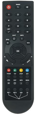 VINABTY 103TS103B Ersatz Fernbedienung Passend für for Technisat TS 103 TS 103B Receiver TV Remote Control