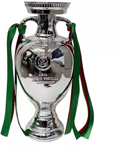 NaiiiL 2024 G Fußballpokal Trophäe Mit Bändern, Kostenlose Gravur Für Fans,44cm