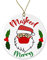 Weihnachtsbaumschmuck 2024 Quarantäne Lustiger Weihnachtsmann Mit Maske Zum Erinnern An 2024 Runde Keramik Ornament Andenken Weihnachtsschmuck Ideal Christbaumschmuck Anhänger