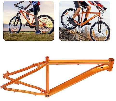 Steeviuzj Fahrrad Rahmen, 17-Zoll Fahrradrahmen Mountainbike-Rahmen Scheibenrahmen Für Mountainbikes Mountain Trail Bikes, Rahmen bis 80-120kg
