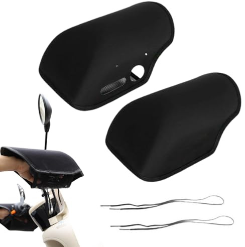 Knowlife Manchons Guidon Étanche Coupe-Vent Sangle Ajustable Protection | Moufles couvre-mains pour guidon moto pour Scooter Moto Tricycle Conduite En Extérieur Hommes Femmes
