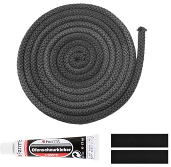 Türdichtung Set für Oranier Polar Agua, Kaminofen, 3m Länge, Kaminofen Ersatzteil