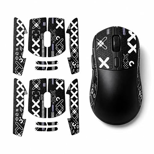 Xiciki 2 Set Mouse Grip Tape für Logitech G Pro X Superlight 2, Anti-Sweat Gaming Maus Grifftape Selbstklebend mit Reinigungstüchern, Sweat Resistant für Ultimative Präzision Gamer Grip