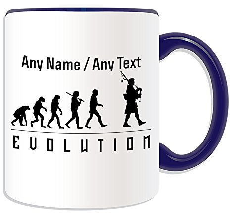 UNIGIFT Tasse mit Dudelsack-Motiv, personalisierbar