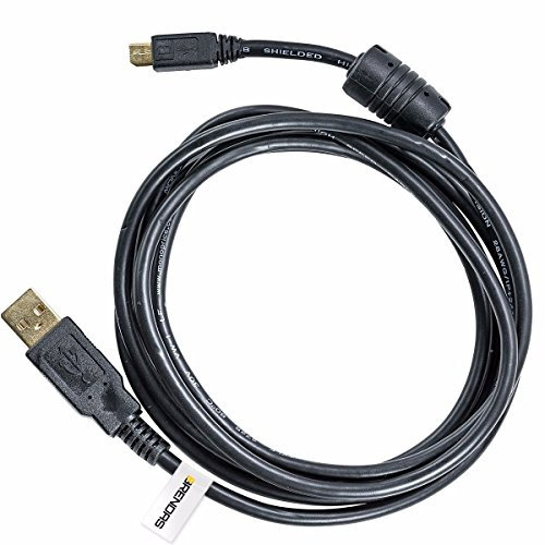 BRENDAZ Câble USB Mini-B 8 broches compatible avec les appareils photo Nikon D3200 D5200 D5000 D5100 D5200 D5500 D7100 D7200 DF et D750, remplacement pour Nikon UC-E6 UC-E16 et UC-E17, 1,8 m