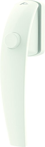 Fenstergriff Roto Swing Druckknopf verkehrsweiß mit Schrauben Vierkantstift 7 x 37 mm