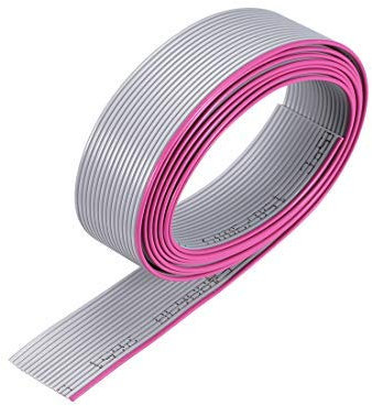 Flachbandkabel, 1 m, Länge 1,0 mm, 16 Pins, Grau für AWM 2651