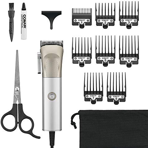 ConairMAN HC6000 Metalcraft High Performance Professional Metal Hair Clipper, Home Haircut Kit, 1 count