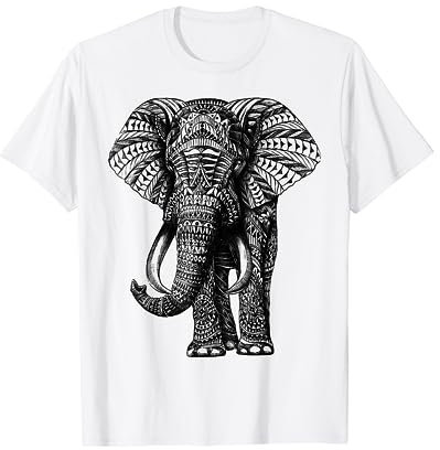 Elefant Geschenkidee Mandala Geschenk Shirt Lustig Witzig T-Shirt