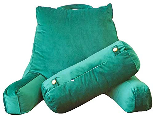 Lesekissen Buchkissen Lesehilfe Mit Armlehnen Für Bett Komfort & Ergonomische Lesekissen Rückenkissen Ideal Als Rückenstütze Beim Lesen Oder Für Videospiele 3,80 * 67 * 50cm