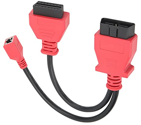 Tbest OBD2-Kabeladapter, Programmierkabelanschluss Ethernet-OBDII-Diagnosescanner-Adapterkabel für Autel MS908 PRO MS908S PRO MaxiSys Elite IM608 für F-Chassis