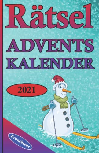 Rätsel Adventskalender Erwachsene 2021: 24 Kreuzworträtsel
