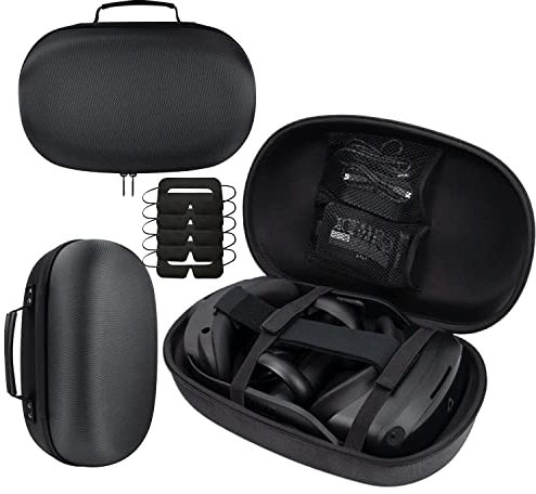 Palumma Hard Travel Case For HTC Vive Focus 3 VR Glasses Protective Storage Carrying Case for Gaming Touch Controllers, Mobile Power Cable and Adapte
