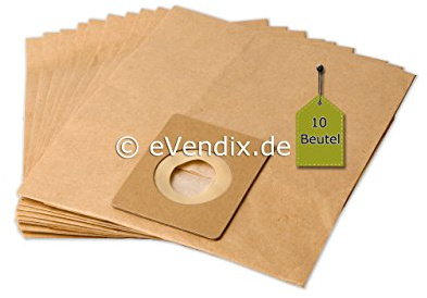 10 Staubsaugerbeutel kompatibel mit PROPHETE JC 801 E, 10 Staubbeutel + 2 Mikro-Filter + 2 Motor-Filter, kompatibel mit Staubsaugerbeutel Swirl Z107
