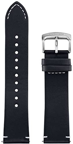 Citizen CZ Smart 22mm smartwatch interchangeable strap, Black leather, 22 mm, Bracelet,Mesh