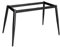 Pieds de Table Rectangulaires,Pied de Bureau Moderne avec Ventouses,Pieds de Meubles de Table à Manger Cuisine,Cadre de Bureau en Métal,pour Marbre,Verre,Plateau en Bois (105x55x72cm,Black)