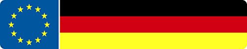 Aufkleber Deutschland Dimension 20 x 100 mm Deutschland Fanartikel