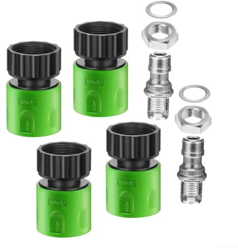 Kit de lavage de pont de tondeuse à gazon, adaptateur de lavage de pont de tondeuse à connexion rapide, kit de fixation de tuyau de lavage de terrasse, pièces de nettoyage pour tondeuse à gazon