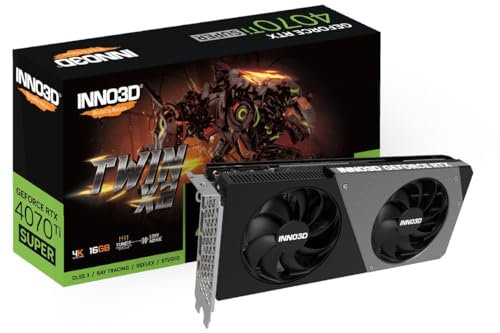 INNO3D GEFORCE RTX 4070 Ti SUPER Twin X2 NVIDIA 16 Go GDDR6X