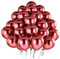 hpnparty Luftballons Rot Metallic, 100 Stück 12 Zoll Rot Luftballons, helium ballons Latex ballons für Geburtstagsdeko, Babyparty, Hochzeitsdeko, Taufe Deko, Partydeko