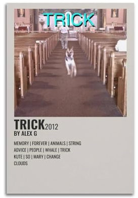 Generisch Alex G Trick Polaroid-Poster, dekoratives Gemälde, Leinwand, Wandposter für Raumdekoration, ästhetische Sportlandschaft, Büro, Raumdekoration, Geschenk, 20 x 30 cm, ungerahmter Stil