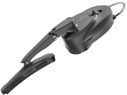 Dickly Motorradhelmwischer, wiederaufladbarer USB-Scheibenwischer mit gebogener Form, wasserdichter 5-V-Universal-2-W-Elektrowischer für Helme