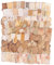 Kayqbonke 136 Stück Vintage Scrapbooking Sticker - 4 Stile Neuer Retro-Stil Zubehör für Tagebuch, Stempel, Kalender, Notizbuch, Fotoalbum, Dekoration